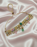 Imperial Pachi Kundan Statement Necklace