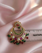 Viraasat Jadau Chandbali Earrings