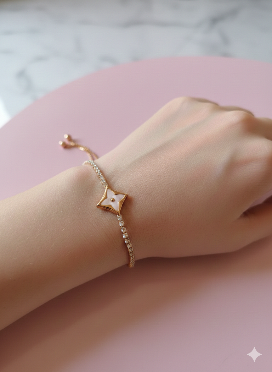 Aura Chain MOP Celestial Star Bracelet