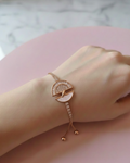 Aura Chain MOP Crescent Luxe Bracelet