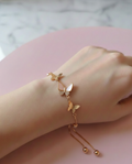 Aura Chain MOP Celestial Butterfly Bracelet