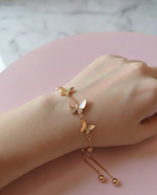 Aura Chain MOP Celestial Butterfly Bracelet