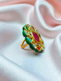 Noor Mahal Mosaic Ring