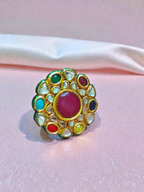 Noor Mahal Mosaic Ring