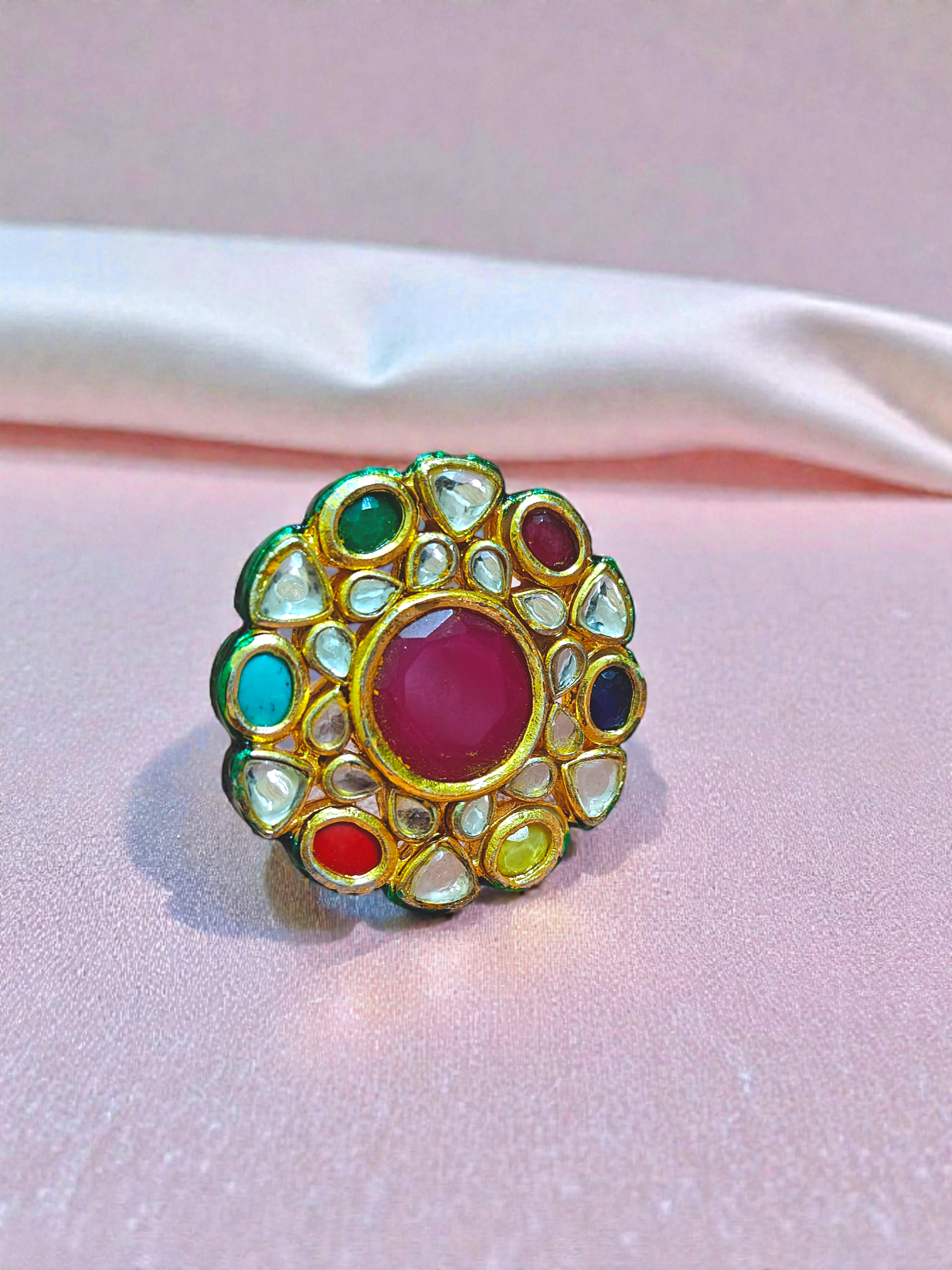 Noor Mahal Mosaic Ring