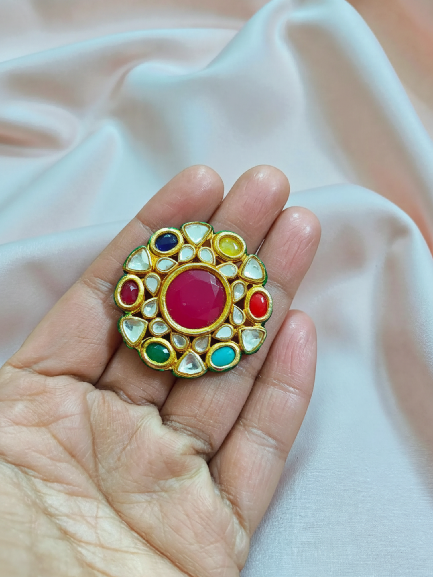 Noor Mahal Mosaic Ring