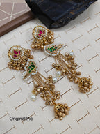 Handmade Kashmiri Brass Earrings