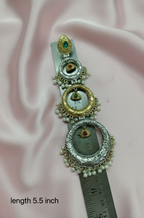 Designer Dual-Tone Multi-Layer Long Danglers