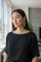 Aurellia Halo Cascade Statement Danglers