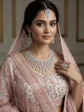 Aurellia Crystal Cascade Wedding Necklace Set