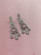 Aurellia Crystal Cascade Wedding Necklace Set